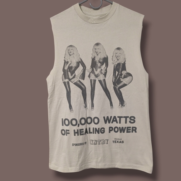 Beyonce Cowboy Carter Tour Healing Power Limited Edition Sleeveless T-Shirt SM - Picture 2 of 10